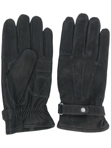 Insulated leather gloves.