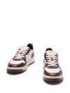 autry - White and Brown Calf Leather Medalist sneakers - 4