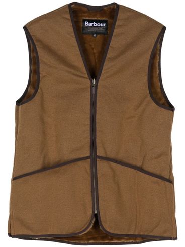 BARBOUR - Fleece vest with zip.