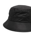 Waxed cotton bucket hat