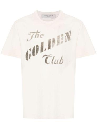 GOLDEN GOOSE - Cotton T-shirt with print