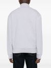 maison kitsuné - Cotton sweatshirt with high neck and logo embroidery - 4