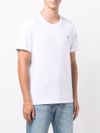 T-shirt in cotone con ricamo logo