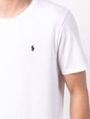 T-shirt in cotone con ricamo logo