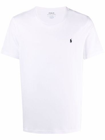 T-shirt in cotton with embroidered logo