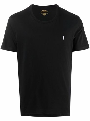 Cotton T-shirt with embroidered logo