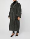 max mara - Long blue wool 'Kadiak' coat - 2