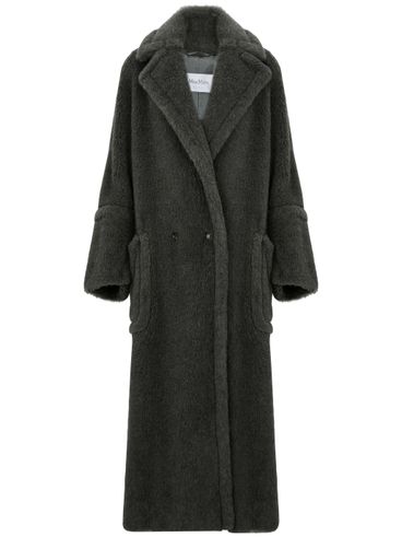 MAX MARA - Long blue wool 'Kadiak' coat