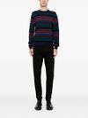 ps paul smith - Maglia in lana merino con righe orizzontali - 1