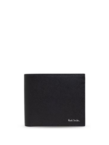 Calf Leather Wallet with print