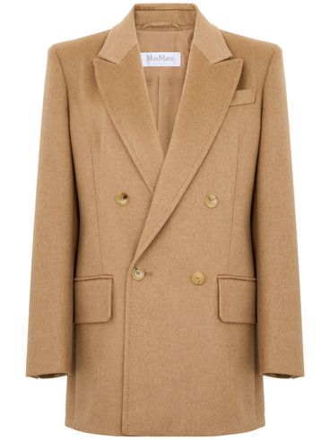 MAX MARA - Camel-colored wool 'Falster' coat