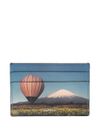 paul smith - Portacarte Stripe Balloon in pelle di vitello con stampa - 2