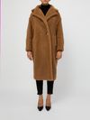 'Teddy' long wool coat