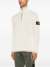 stone island - Maglione vanisé in lana vergine a coste - 2