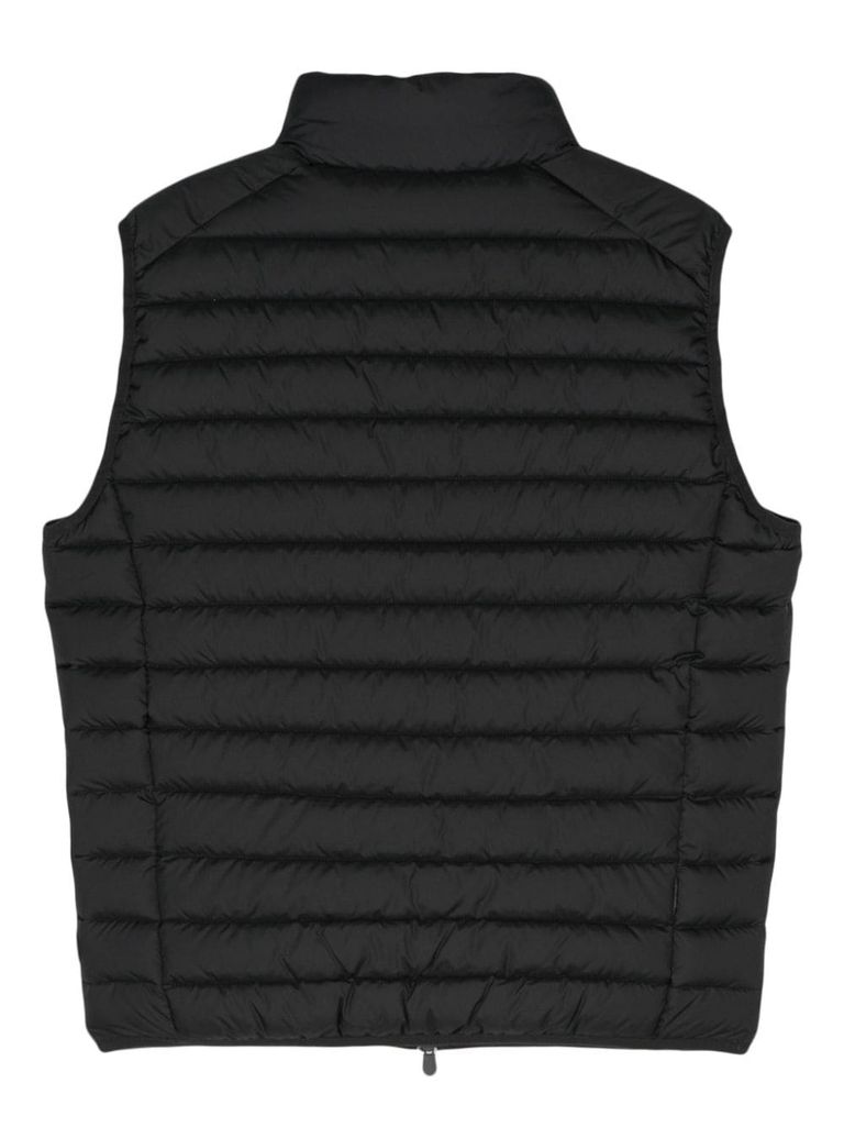 Shop Save The Duck Recycled Fabric Rhus Padded Gilet In Nero