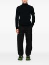 Navy Blue Virgin Wool Turtleneck Sweater