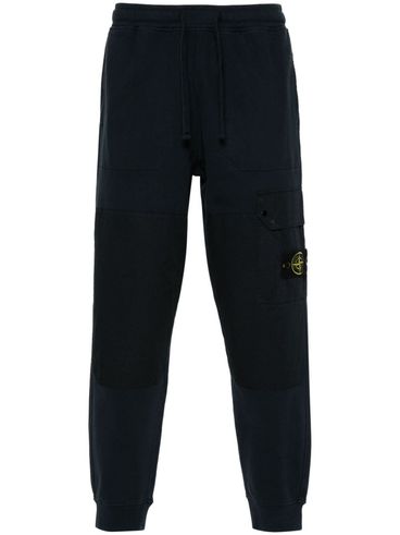 STONE ISLAND - Cotton Sweatpants with Pockets