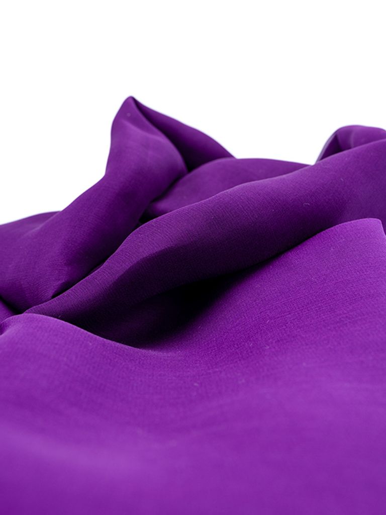 Shop Max Mara Purple Silk 'riviera' Scarf In Viola