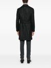 Long Double-Breasted Wool Coat