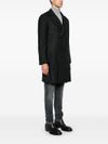 Long Double-Breasted Wool Coat