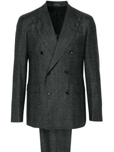 Prince of Wales Check Virgin Wool Suit