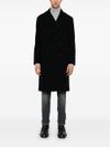 Cherry Single-Breasted Wool Coat