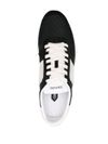 Suede calf leather sneakers