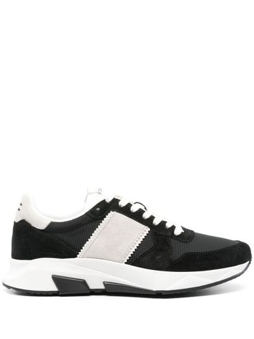 Suede calf leather sneakers