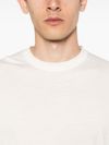 tom ford - T-shirt in cotone bianco girocollo - 1