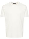 tom ford - T-shirt in cotone bianco girocollo