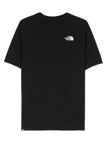 THE NORTH FACE - Black cotton t-shirt with logo print