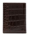 tom ford - Calfskin leather wallet with crocodile effect - 2