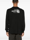 the north face - Black cotton long-sleeve t-shirt - 3