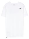 White cotton t-shirt with logo print