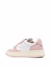 Sneakers 'Medalist' in pelle di vitello bianco e rosa