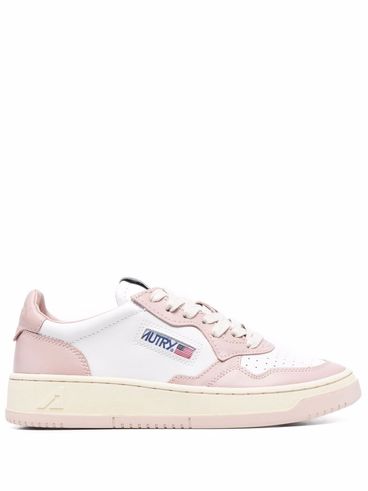 Sneakers 'Medalist' in pelle di vitello bianco e rosa