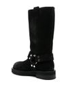 Suede calf leather Demi knee-high boots