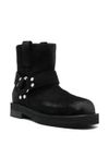 Suede calf leather Steve boots