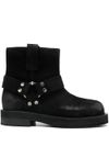 Suede calf leather Steve boots