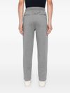 Mélange effect cotton sweatpants