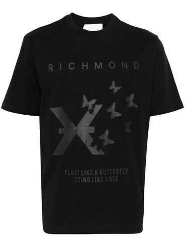 JOHN RICHMOND - T-shirt in cotone con stampa