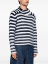 Mohair Le Pull Marina horizontal striped sweater