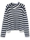 Maglione Le Pull Marina in mohair a righe orizzontali