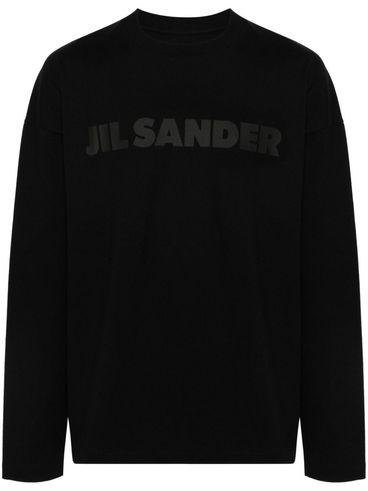 JIL SANDER - Cotton T-shirt with logo print