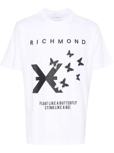 JOHN RICHMOND - T-shirt in cotone con stampa