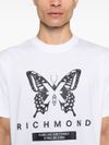 Cotton T-shirt with butterfly print