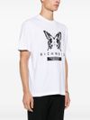 Cotton T-shirt with butterfly print