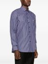 etro - Camicia in cotone a righe verticali - 3