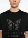 Cotton T-shirt with butterfly print