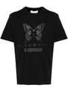 Cotton T-shirt with butterfly print